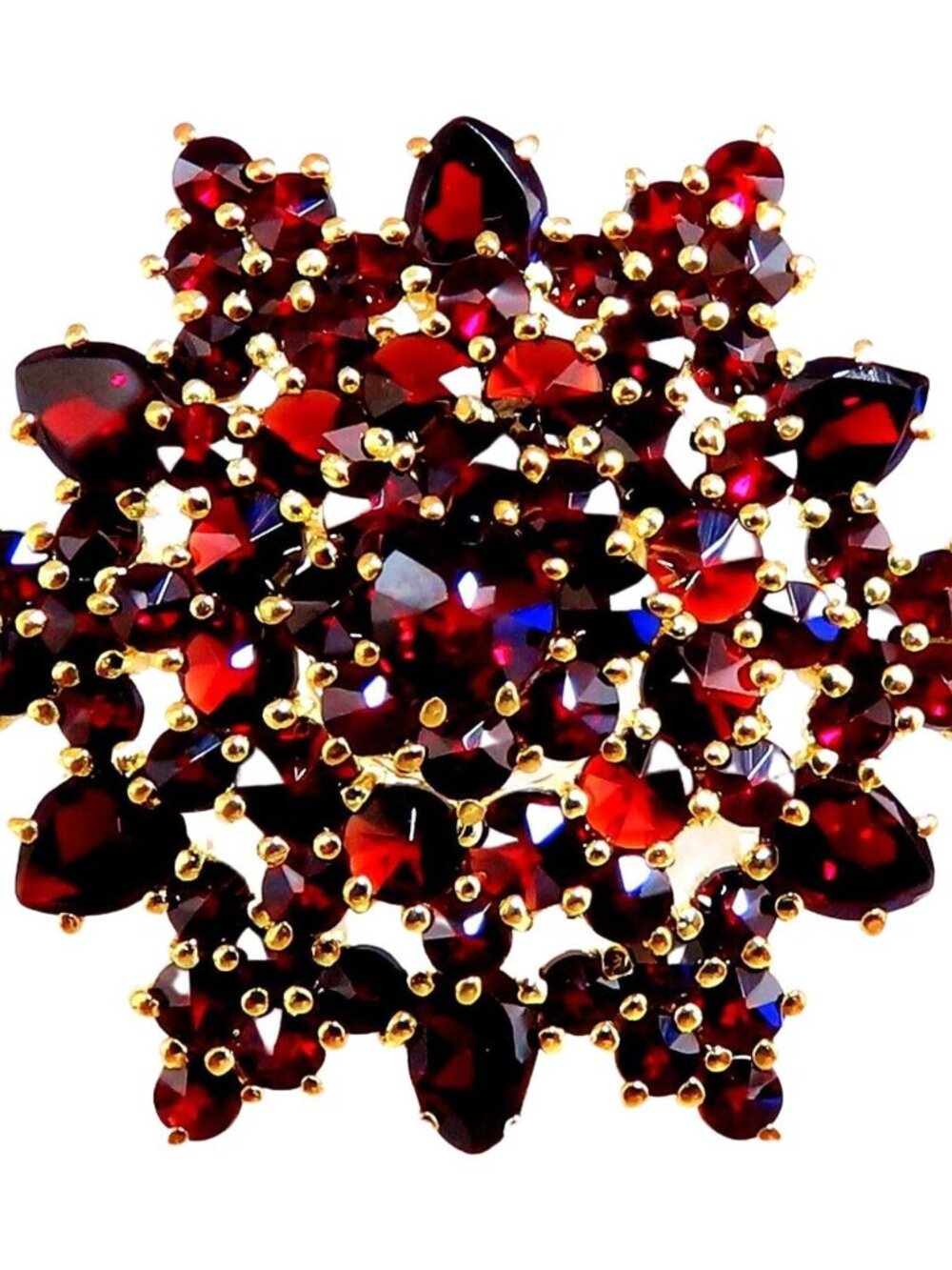 Cosmopolitan 14kt Gold Garnet Pin 14kt*